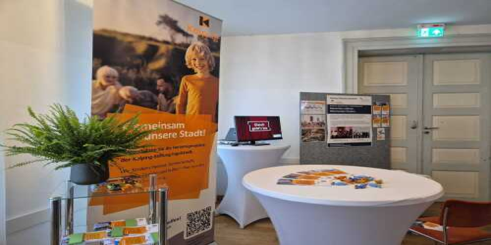 Infostand der Kolping-Stiftung