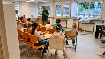 Schüler beim Unterricht