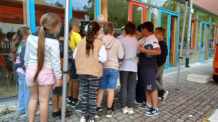 Schüler beim Unterricht