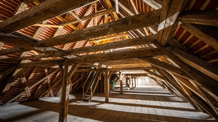 Historischer Dachstuhl des Kolpinghauses