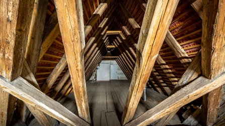 Historischer Dachstuhl des Kolpinghauses
