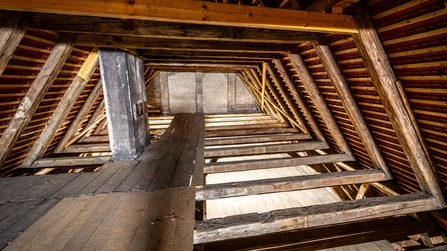 Historischer Dachstuhl des Kolpinghauses